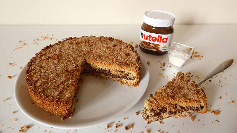 Sbriciolata cocco e Nutella