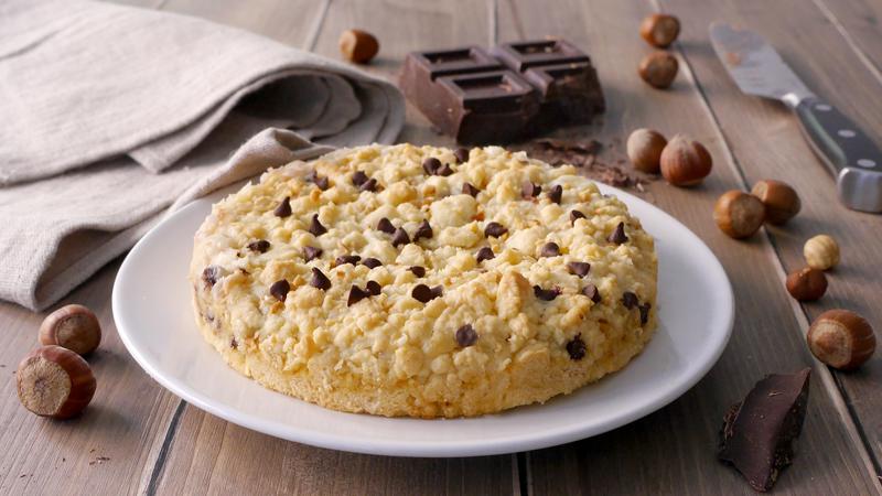 Sbriciolata ricotta cioccolato e nocciole