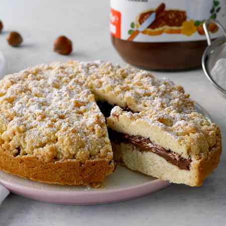 Torta sbrisolona alla Nutella