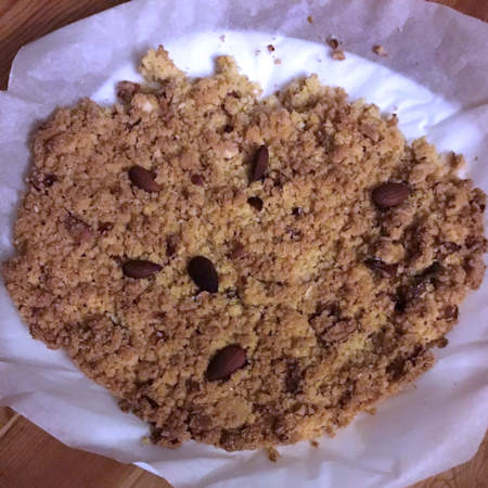 Torta crumble con mandorle