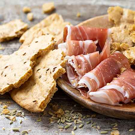 Schüttelbrot pane di segale croccante