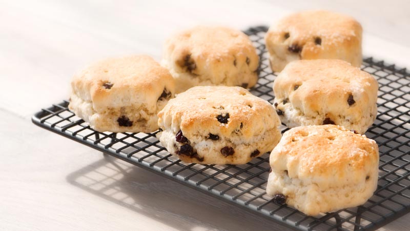 Scones con gocce di cioccolato