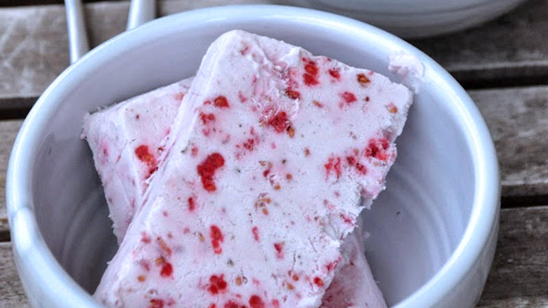 Semifreddo ai lamponi