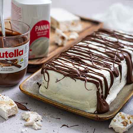 Semifreddo Nutella e torrone