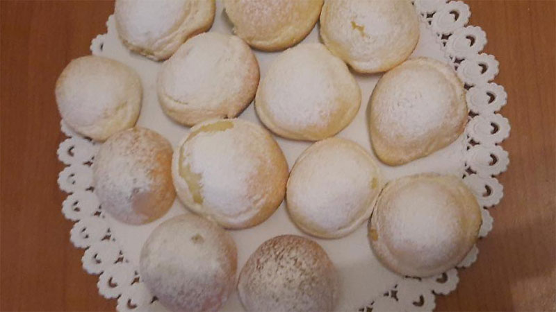 Sospiri dolci alla crema