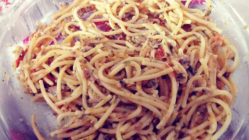 Spaghetti alle vongole e pomodorini
