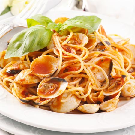 Spaghetti con le vongole