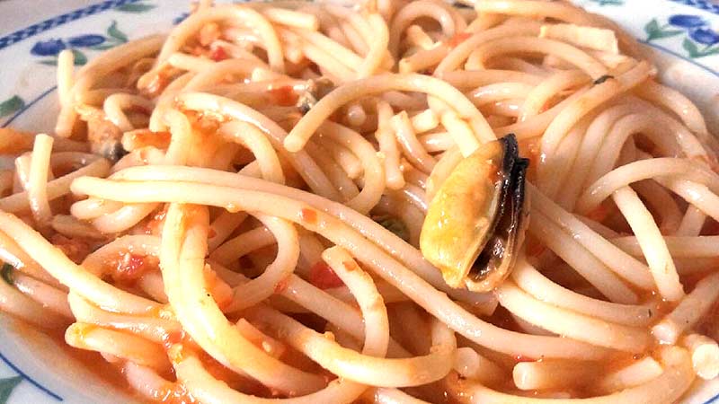 Spaghetti risottati con cozze e vongole