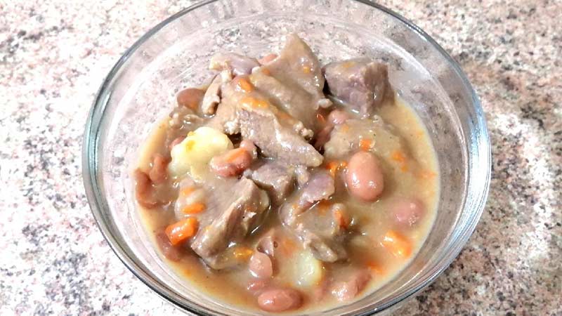 Spezzatino con fagioli