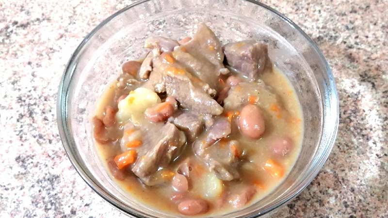 Spezzatino con fagioli