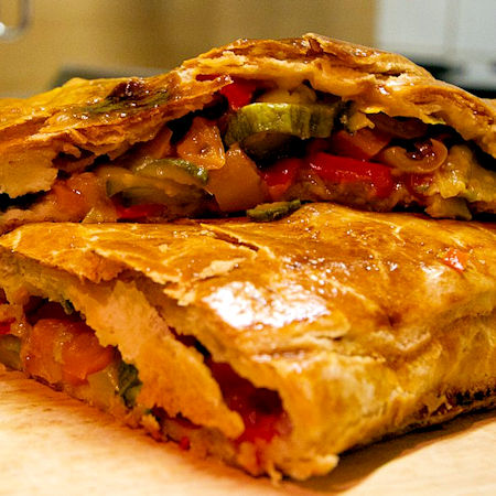 Strudel salato di verdure