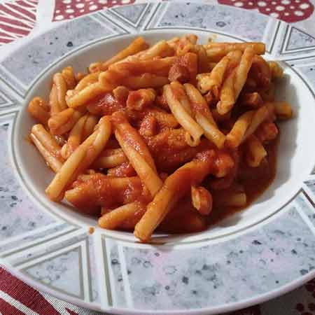 Sugo con pancetta