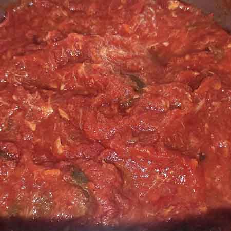 Sugo tonno, olive e alici