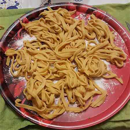 Tagliatelle fresche all'uovo