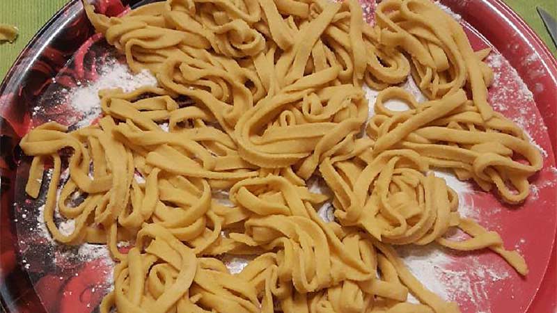 Tagliatelle fresche all'uovo