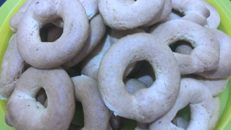 Taralli all'uovo da inzuppo