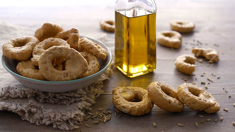 Taralli pugliesi con semi di finocchio