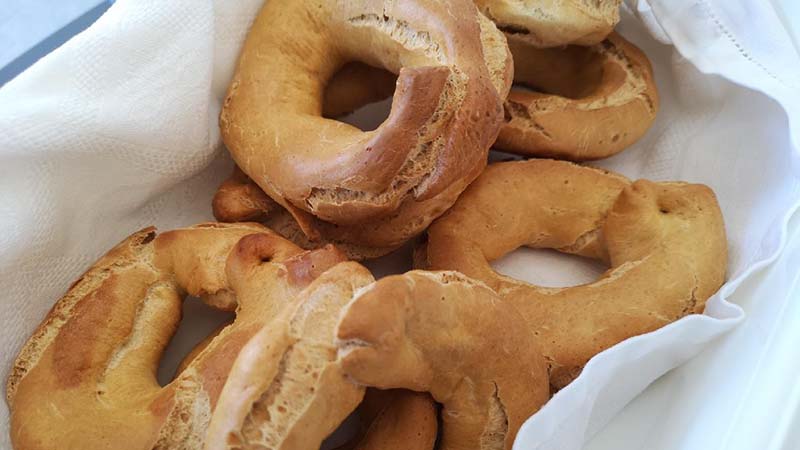 Taralli salati all'uovo