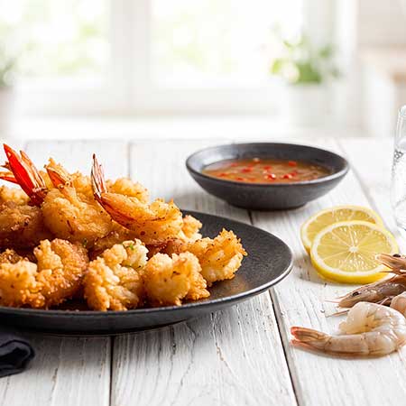 Tempura di gamberi