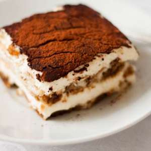 Tiramisù senza caffè