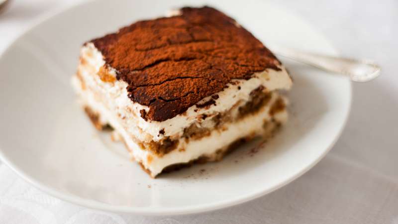 Tiramisù senza caffè