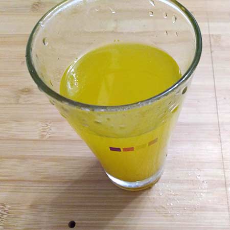 Tisana zenzero, curcuma e arancia