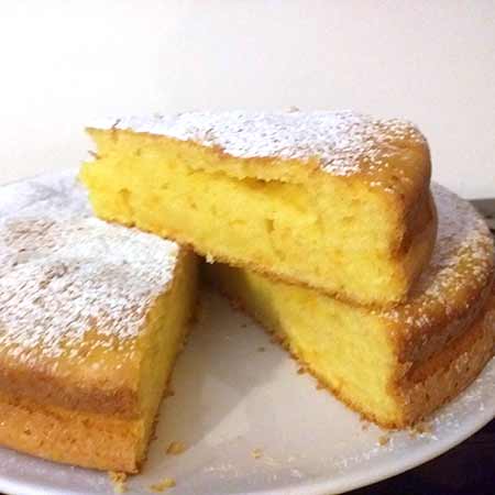 Torta ai mandarini frullati