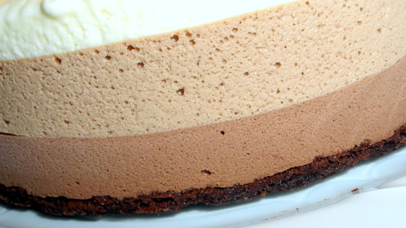 Torta tre cioccolati