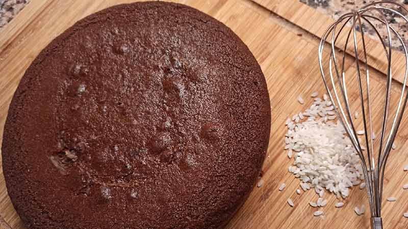 Torta al cacao con farina di riso