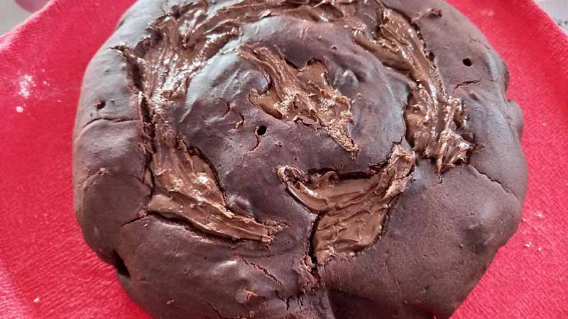 Torta al cacao e Nutella senza glutine e uova