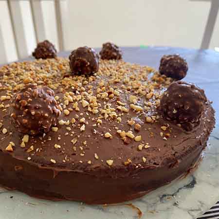 Torta al cacao, mascarpone e Nutella