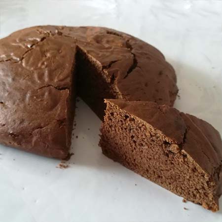 Torta al cacao, zenzero e cannella