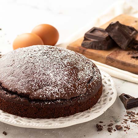 Torta al cioccolato fondente