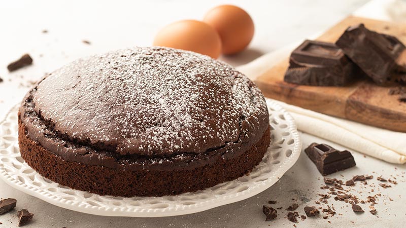 Torta al cioccolato fondente