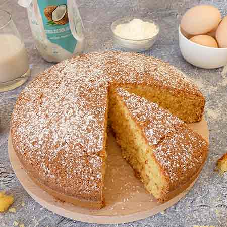 Torta al cocco senza glutine