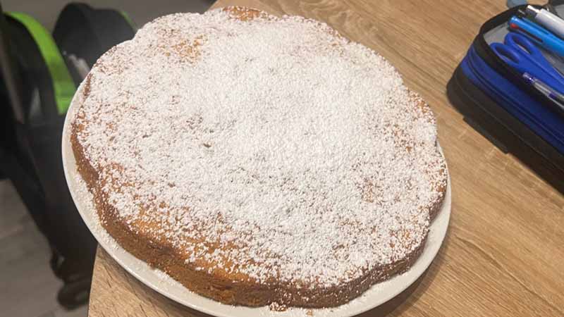 Torta al latte di cocco