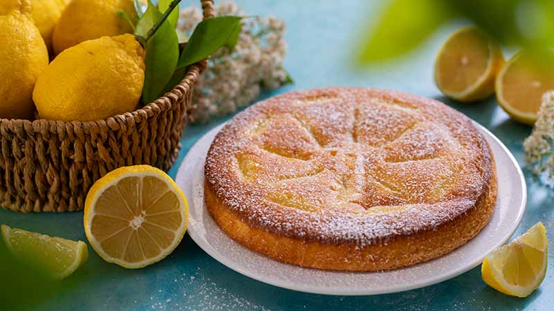 Torta al limone tipo Mulino Bianco