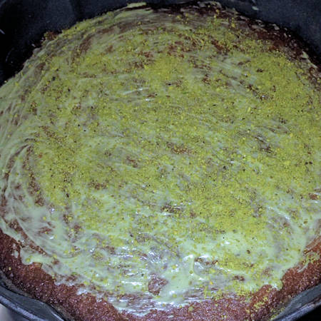 Torta al pistacchio e yogurt veloce