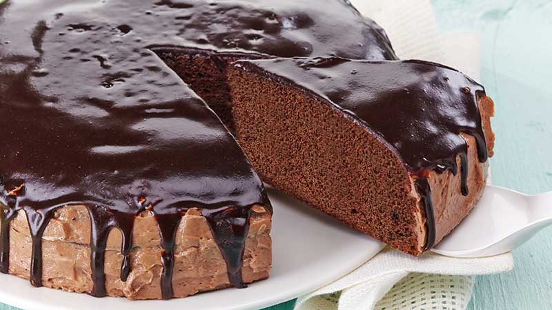 Torta al vino rosso e cioccolato fondente