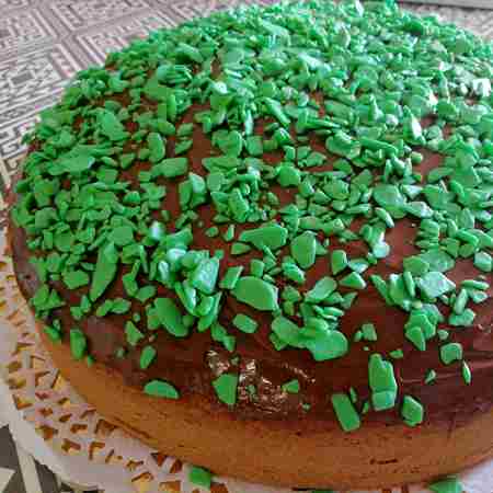 Torta aliena alla menta