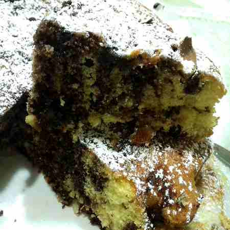 Torta all'arancia mandorle e cioccolato