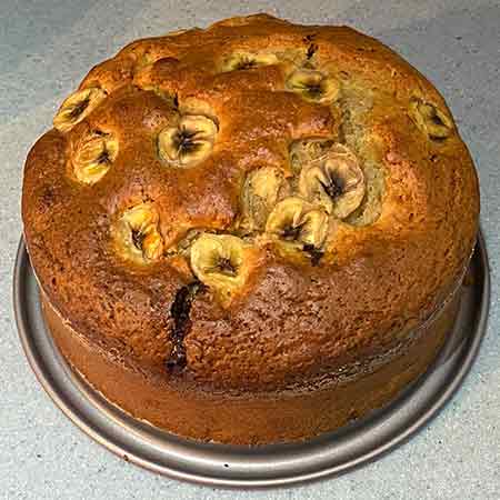 Torta alla banana light