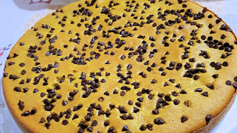 Torta alle carote con gocce di cioccolato