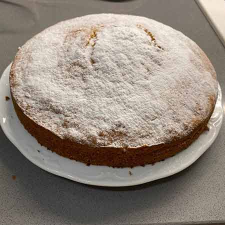 Torta alle carote senza mandorle