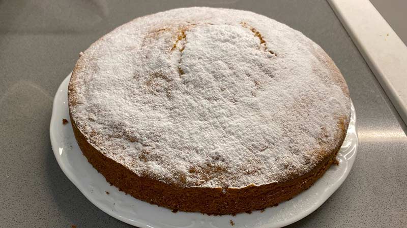 Torta alle carote senza mandorle