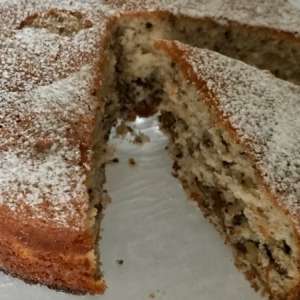 Torta alle noci senza lattosio