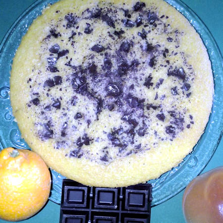 Torta arancia e cioccolato