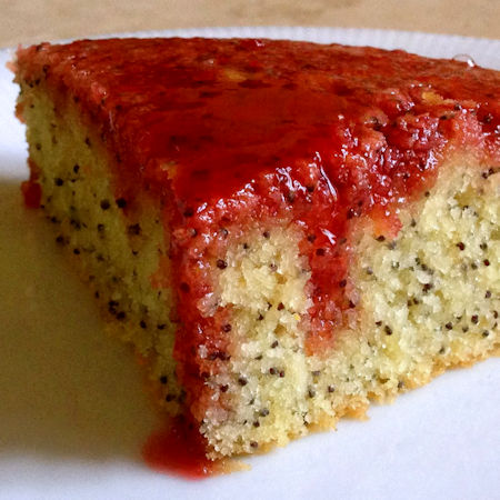 Torta arancia e semi di papavero