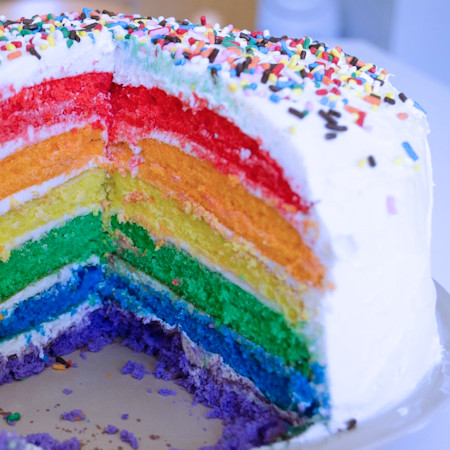 Torta arcobaleno