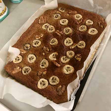 Torta banana e cannella 